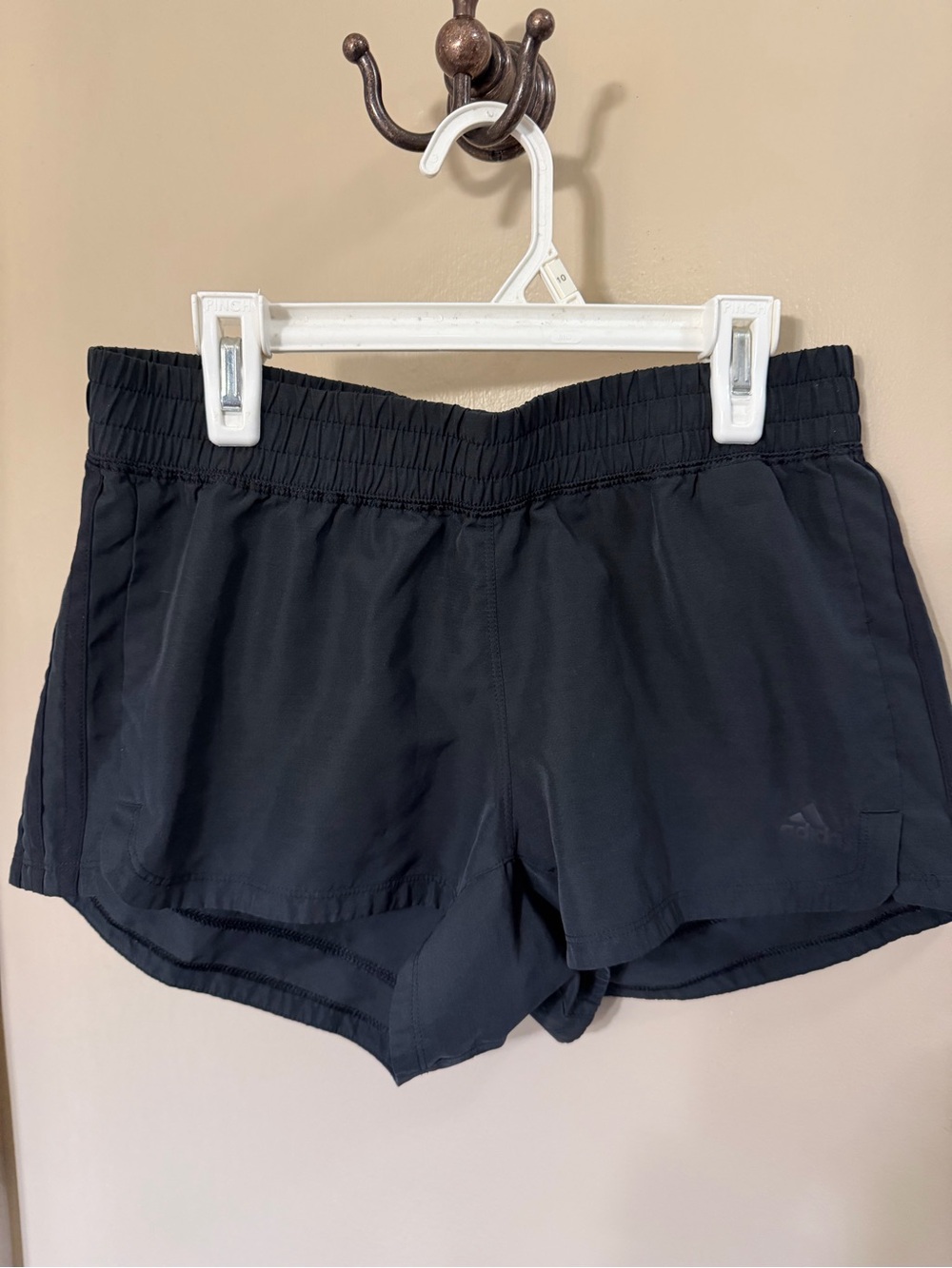 adidas Black Women's Athletic Shorts with Elastic Waist